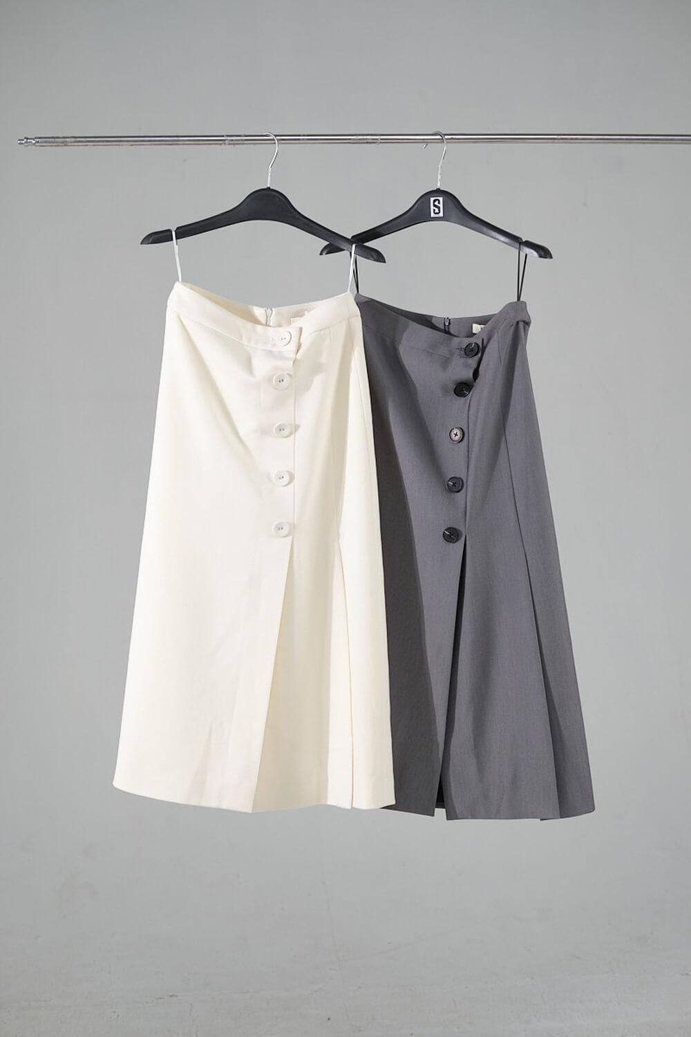 Larissa Button Line Skirt MEAN BLVD
