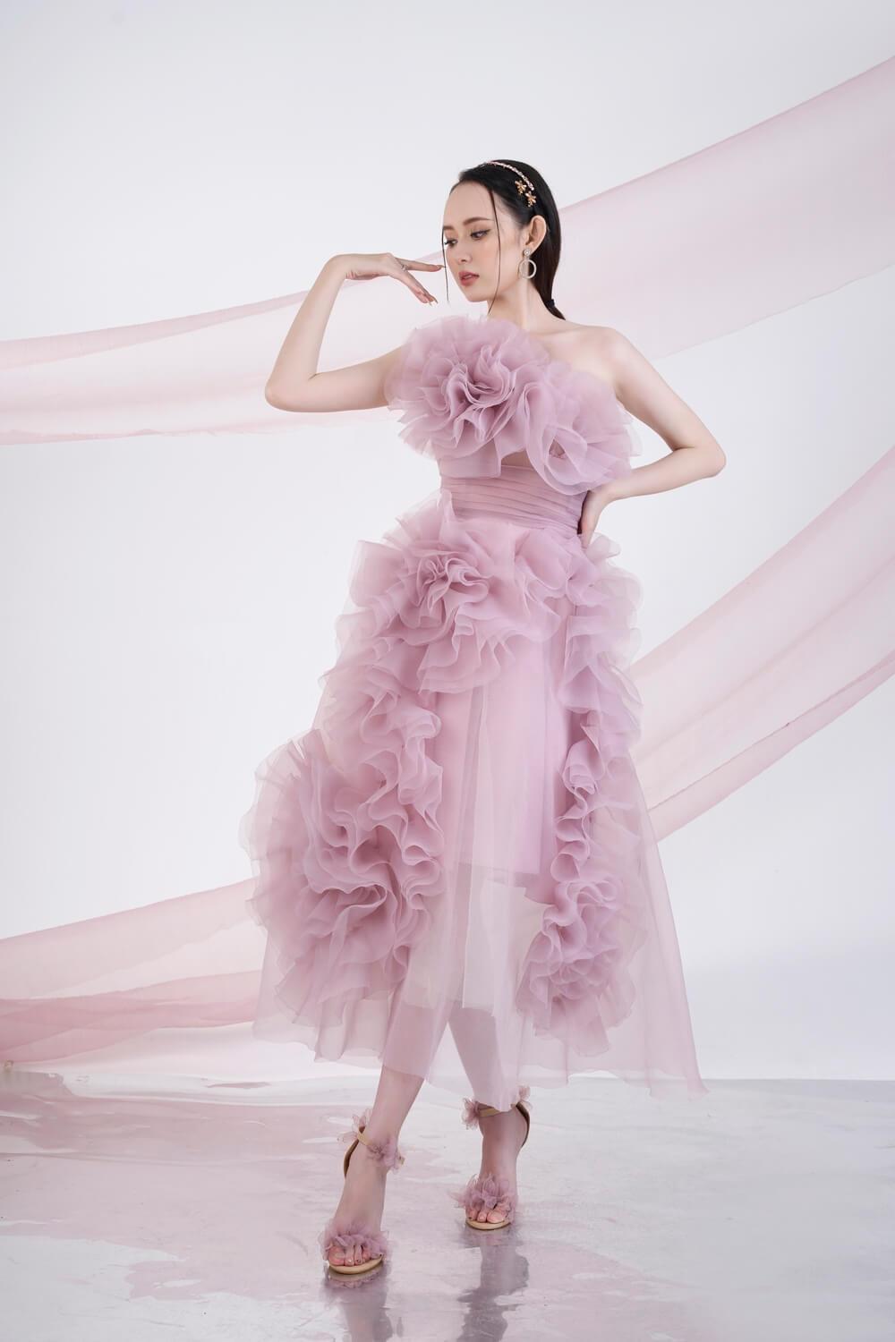 Lauren Ruffle Dress MEAN BLVD