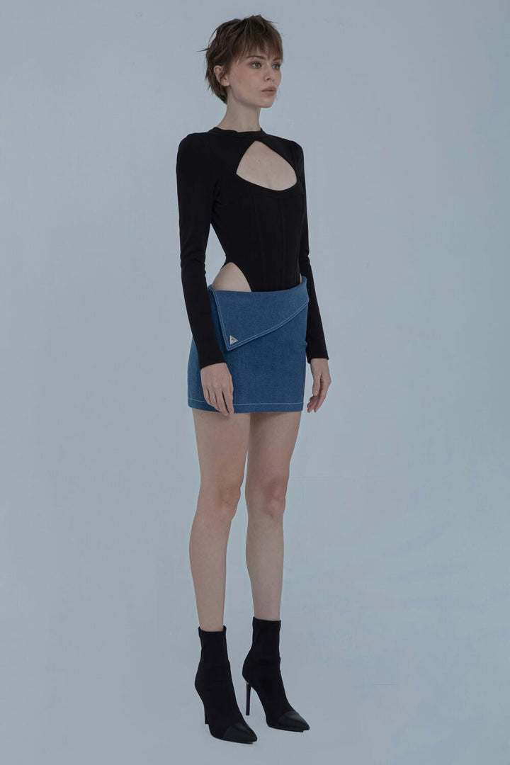 Lauren Folded Flap Skirt MEAN BLVD
