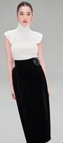 Lennon Bodycon Turtle Neck Knit Top MEAN BLVD