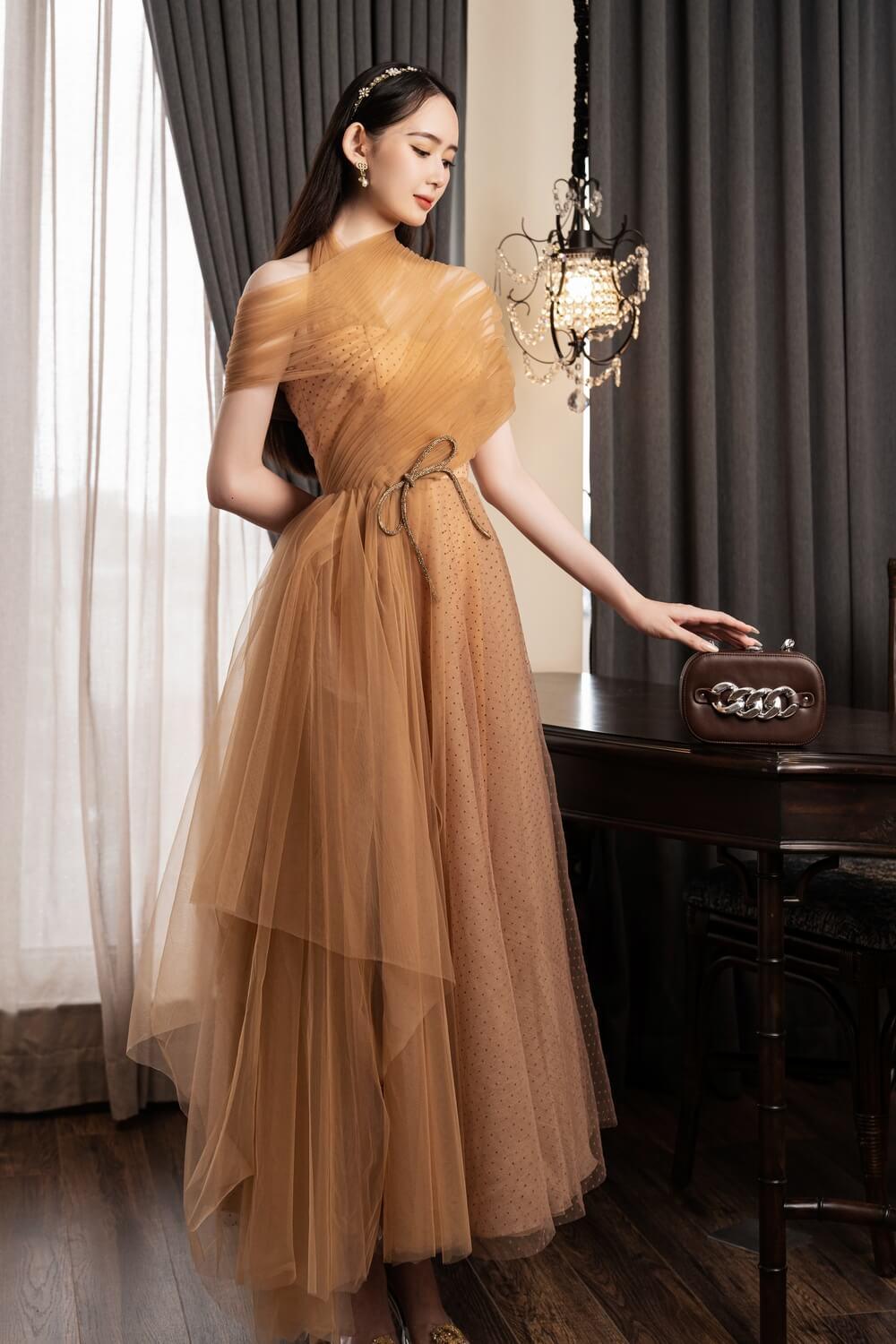 Leslie Cross Over Flap Dress MEAN BLVD