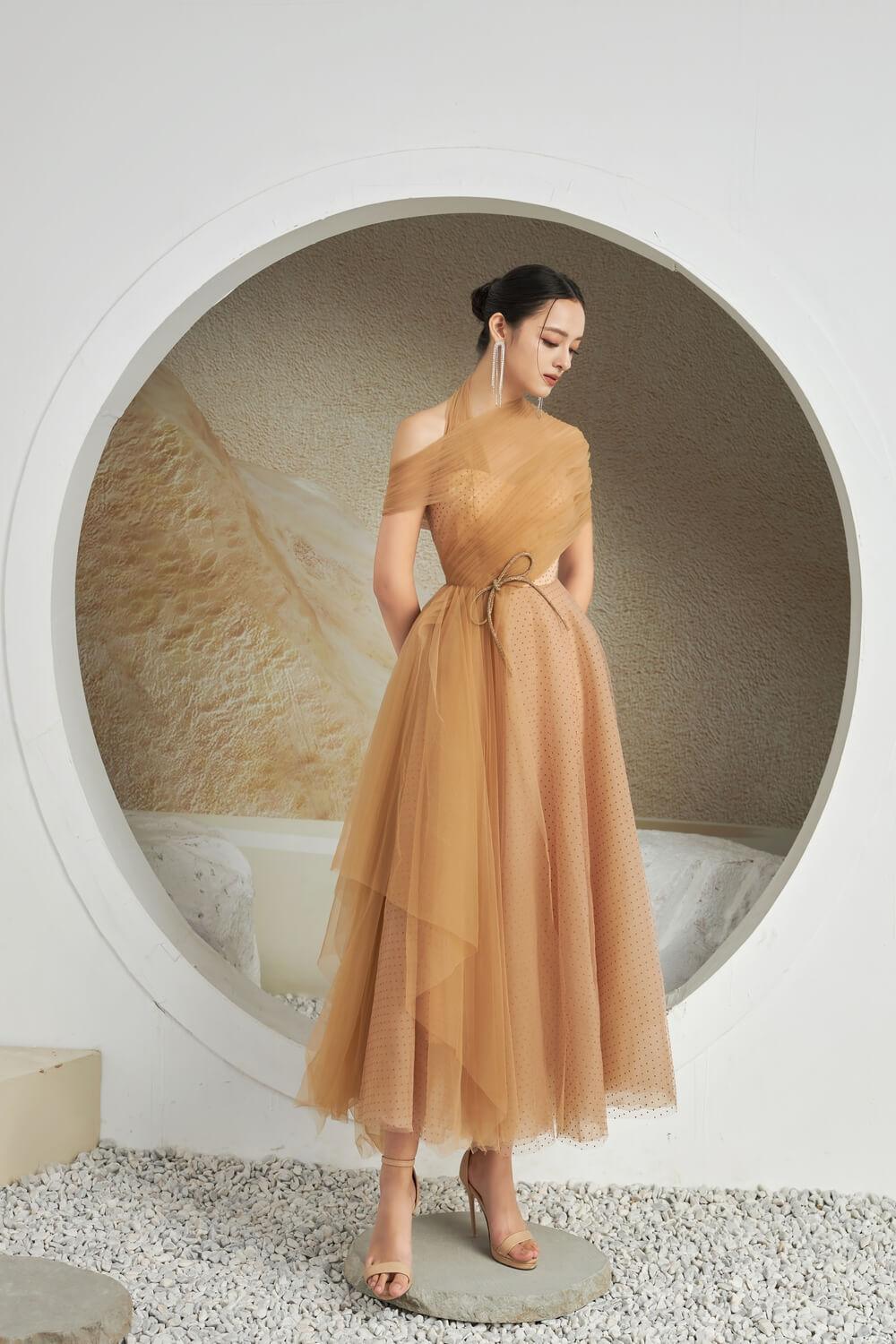 Leslie Cross Over Flap Dress MEAN BLVD