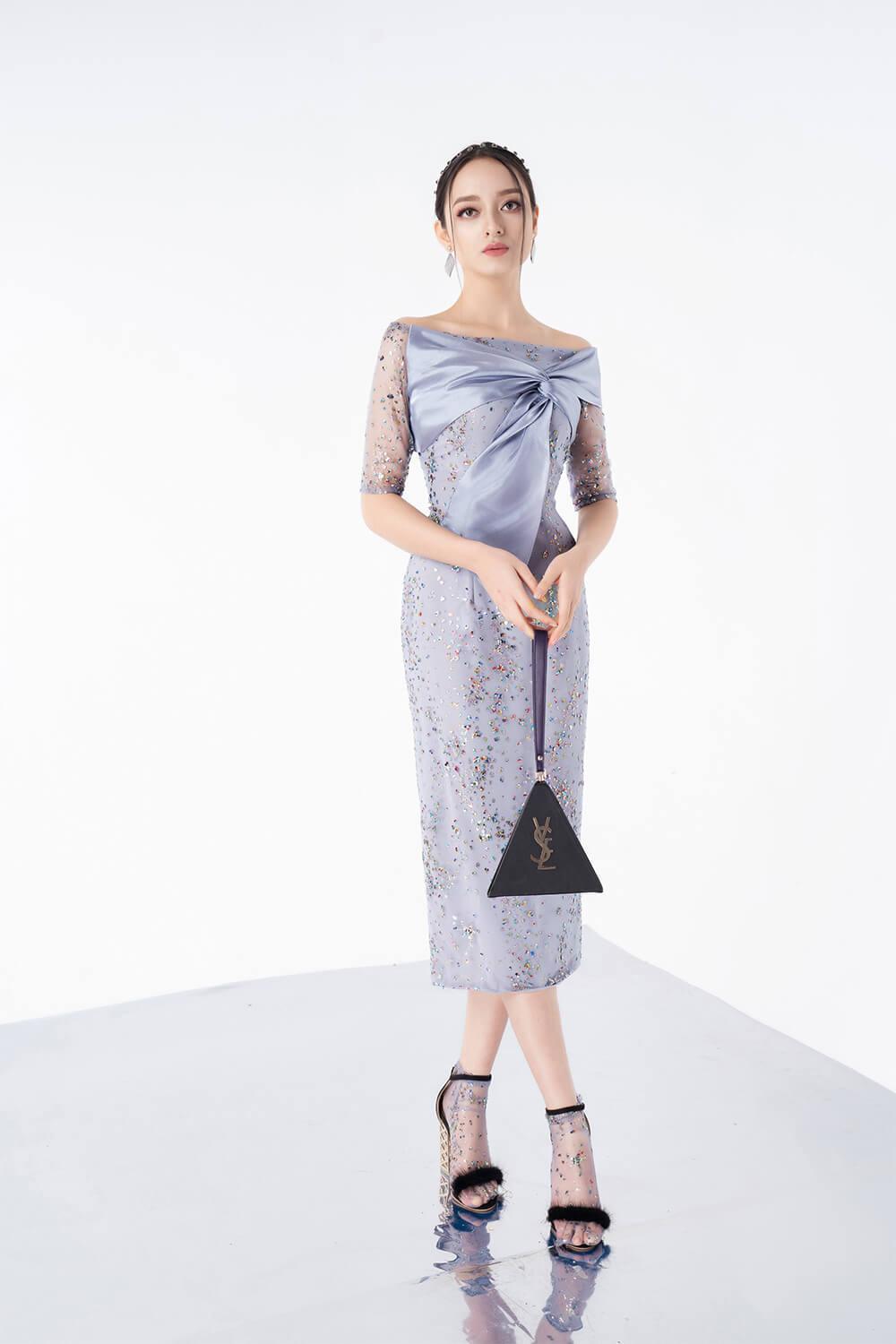 Women's Leslie Pencil Sequin Midi Dress XS/S/M/L/XL Grey Mean Blvd M / Grey