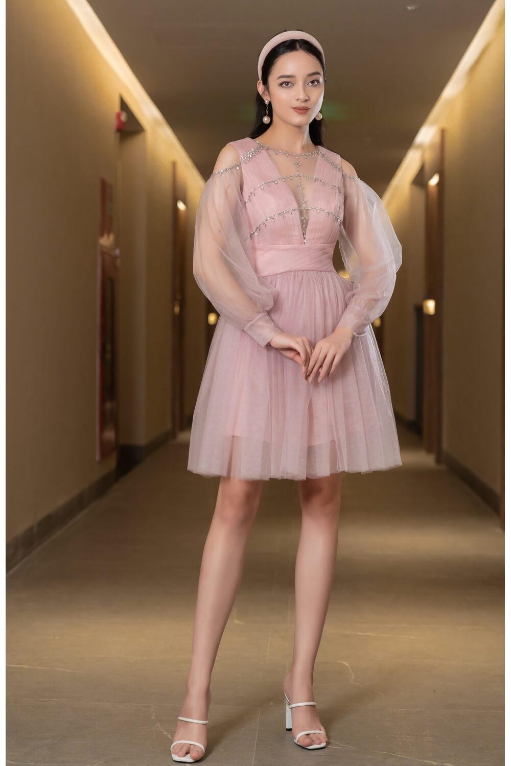 Levi Long Puffy Sleeves Dress MEAN BLVD