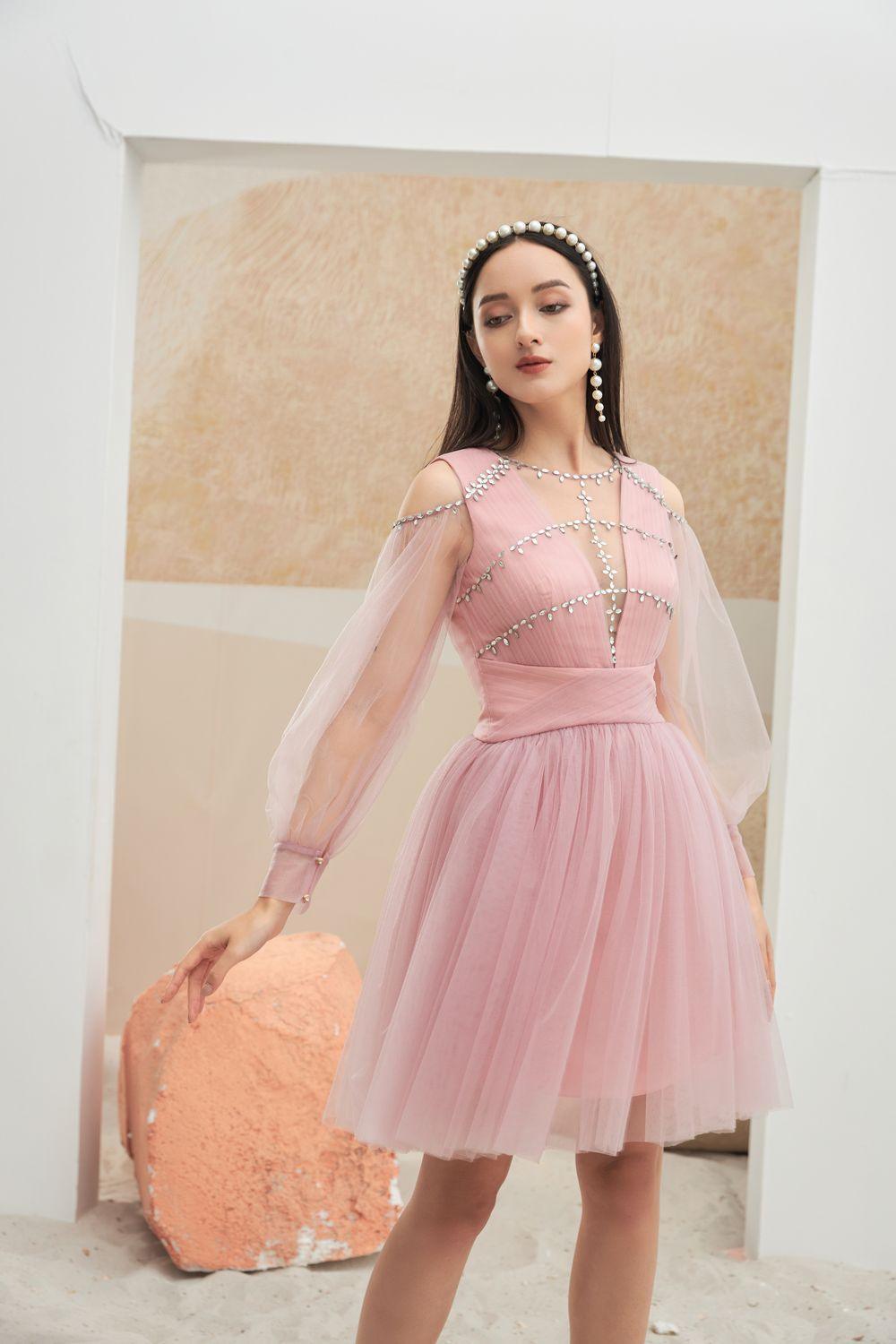 Levi Long Puffy Sleeves Dress MEAN BLVD