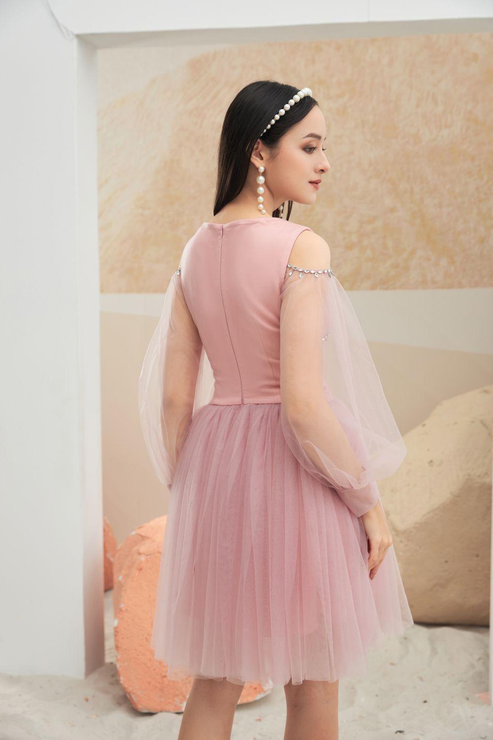 Levi Long Puffy Sleeves Dress MEAN BLVD