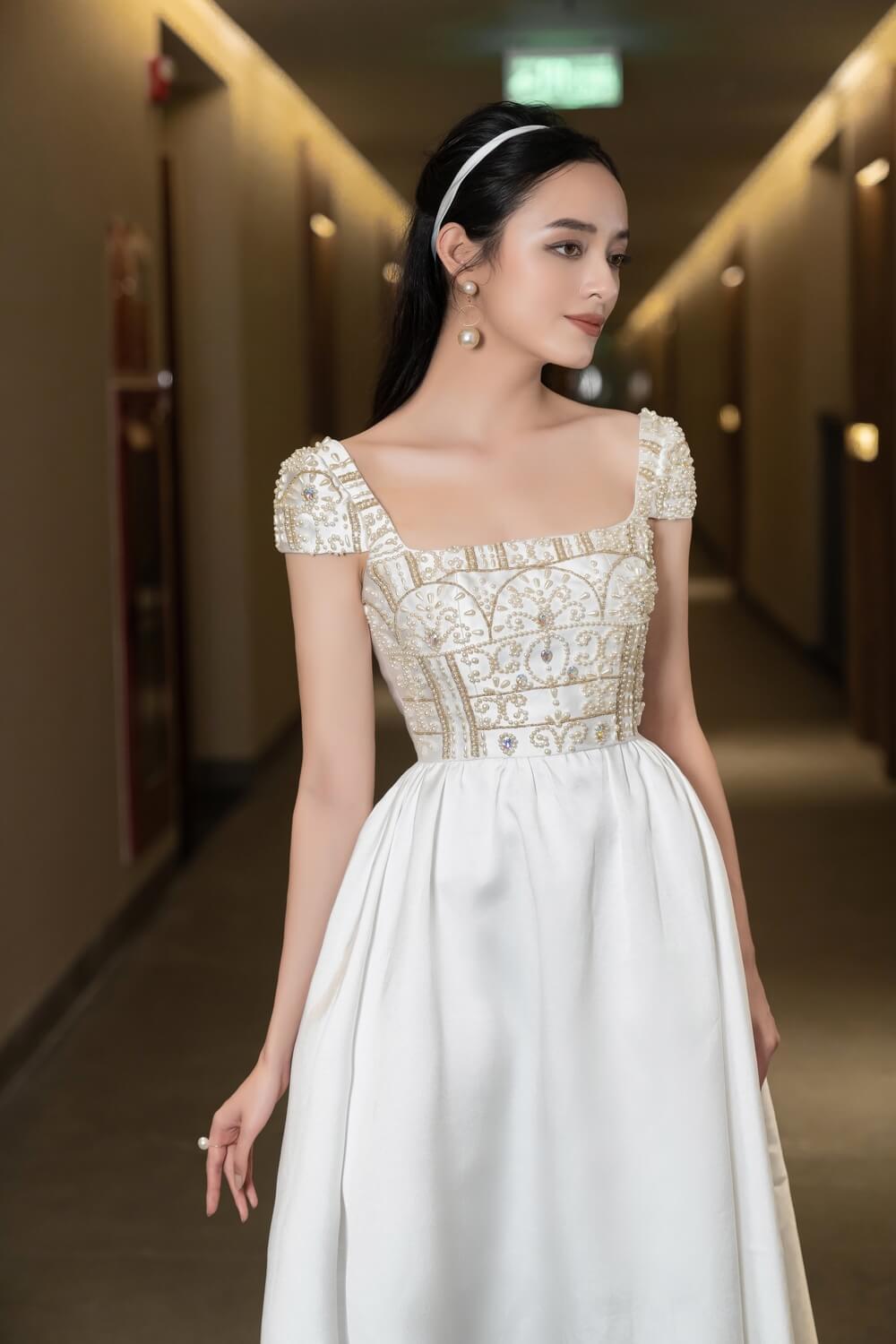 Lillian Square Neck Dress MEAN BLVD