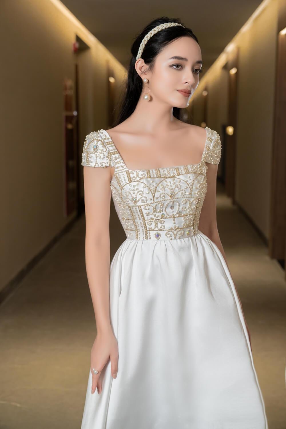 Lillian Square Neck Dress MEAN BLVD