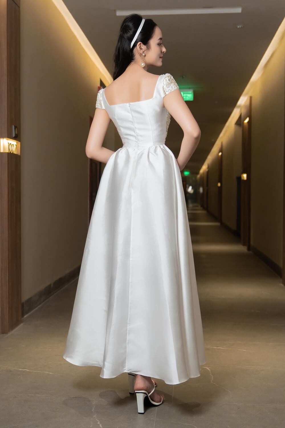 Lillian Square Neck Dress MEAN BLVD