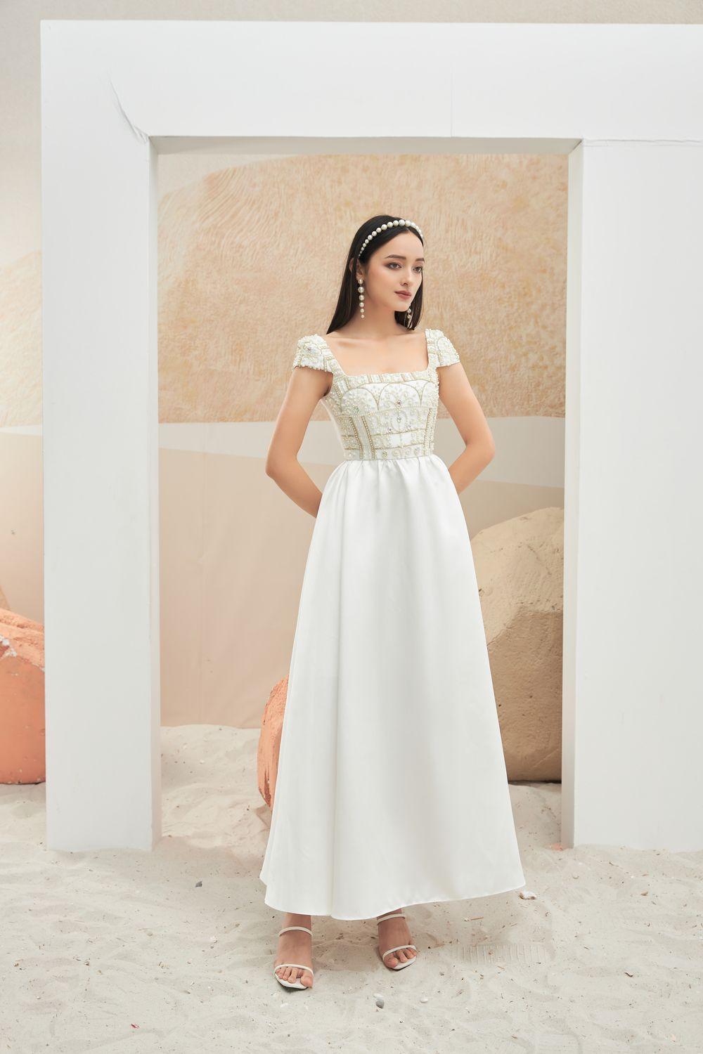 Lillian Square Neck Dress MEAN BLVD