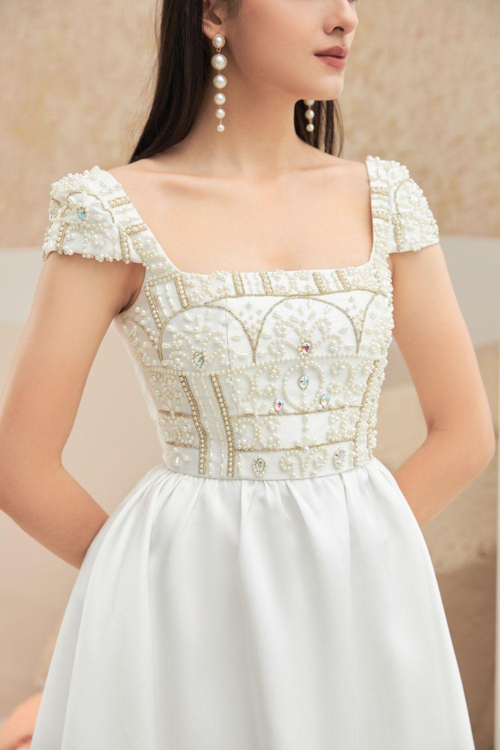 Lillian Square Neck Dress MEAN BLVD