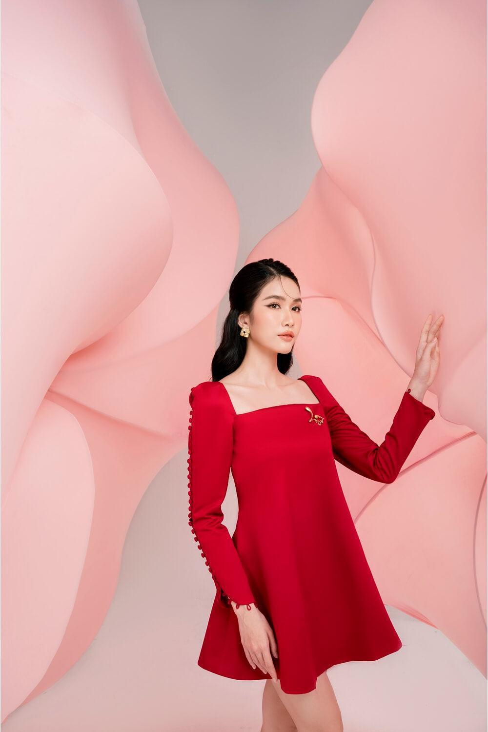 Lily Square Neck Dress MEAN BLVD