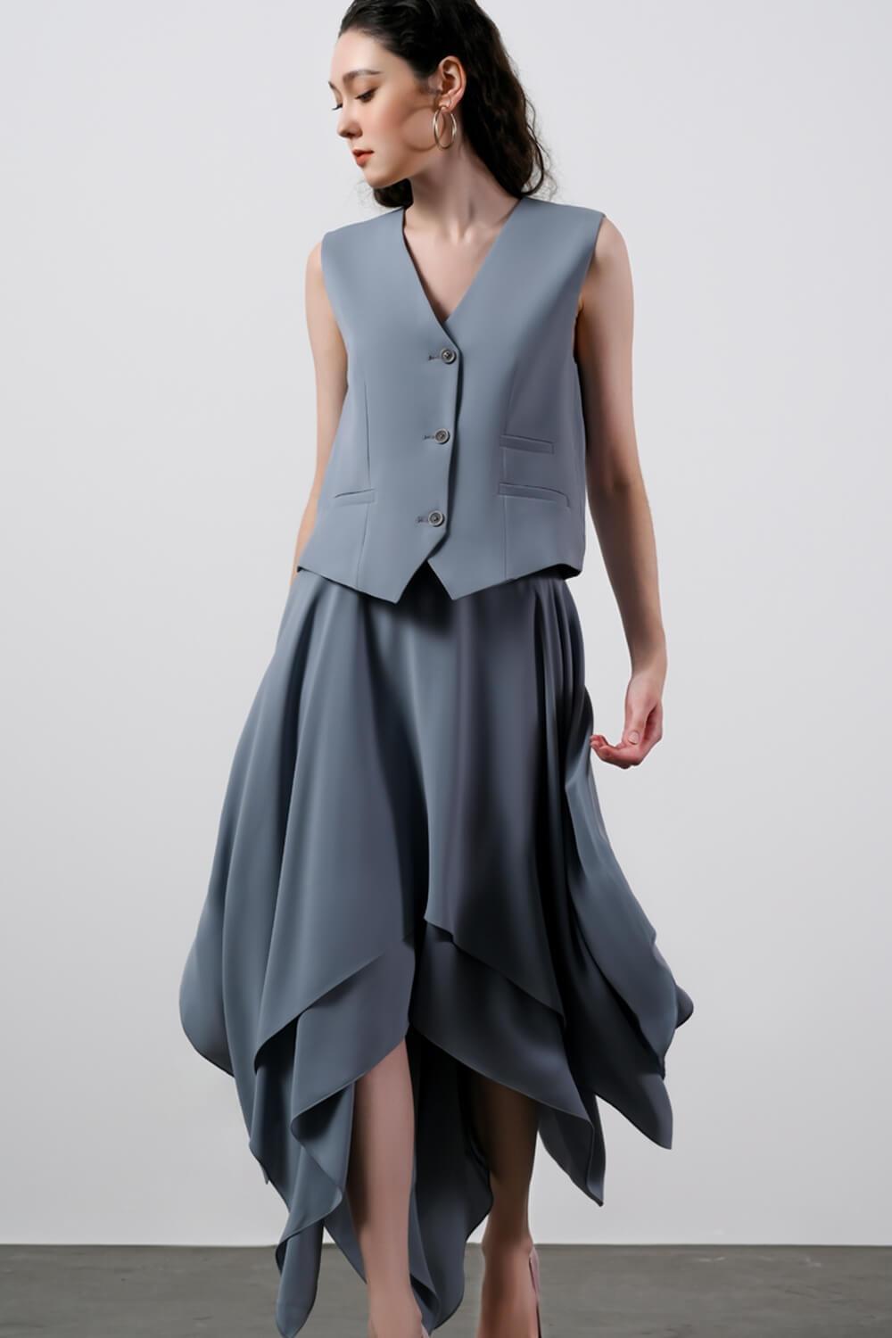 Lorena Asymmetric Skirt MEAN BLVD