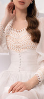 Luna A-line Long Sleeved Lace Mini Dress MEAN BLVD