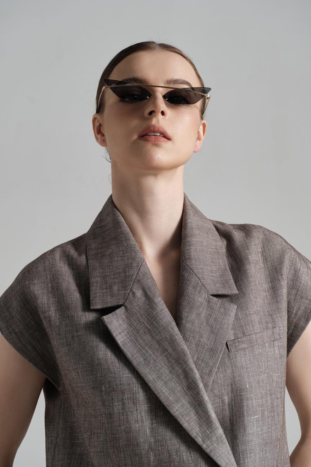 Lynn Short Sleeves Blazer MEAN BLVD
