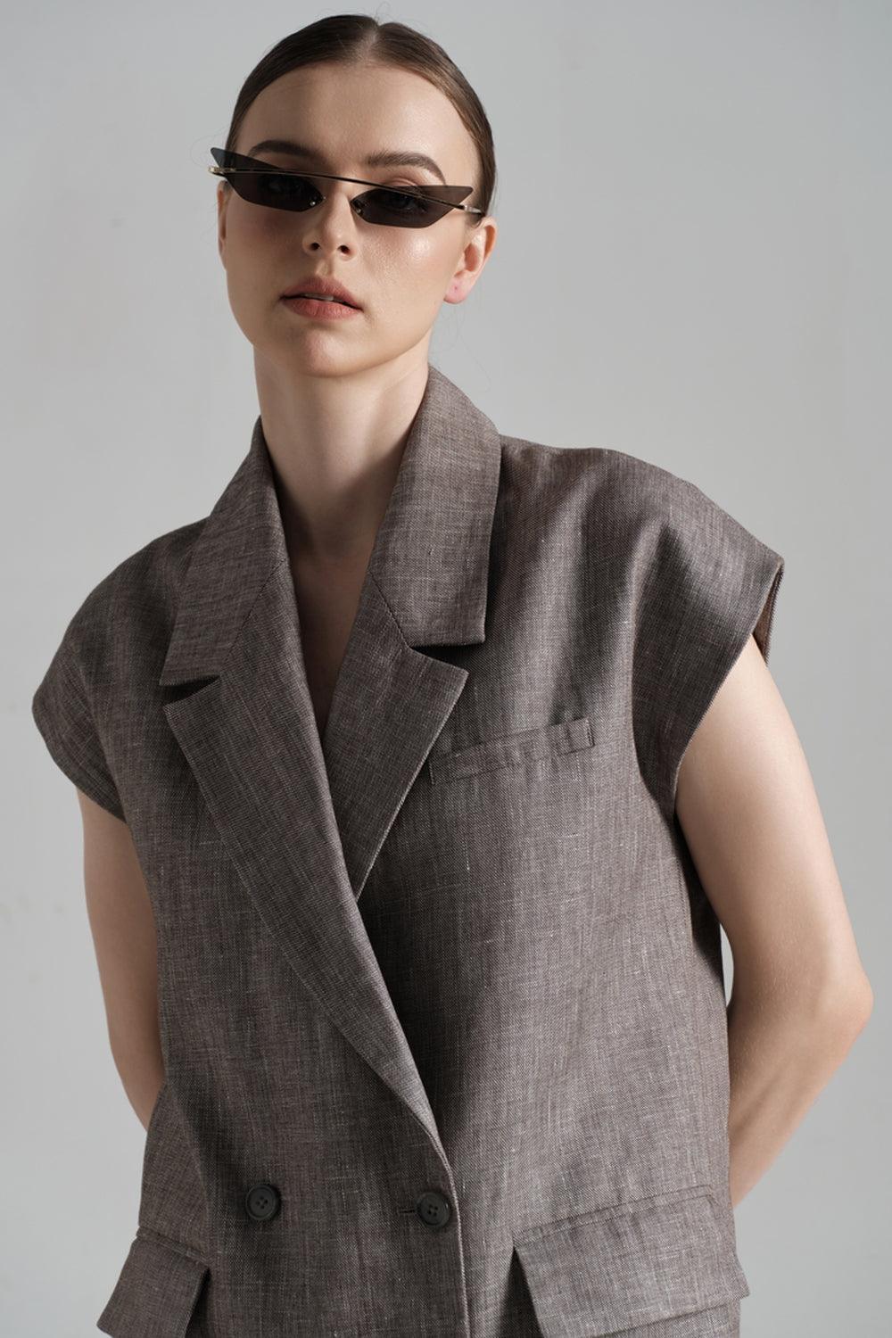 Lynn Short Sleeves Blazer MEAN BLVD
