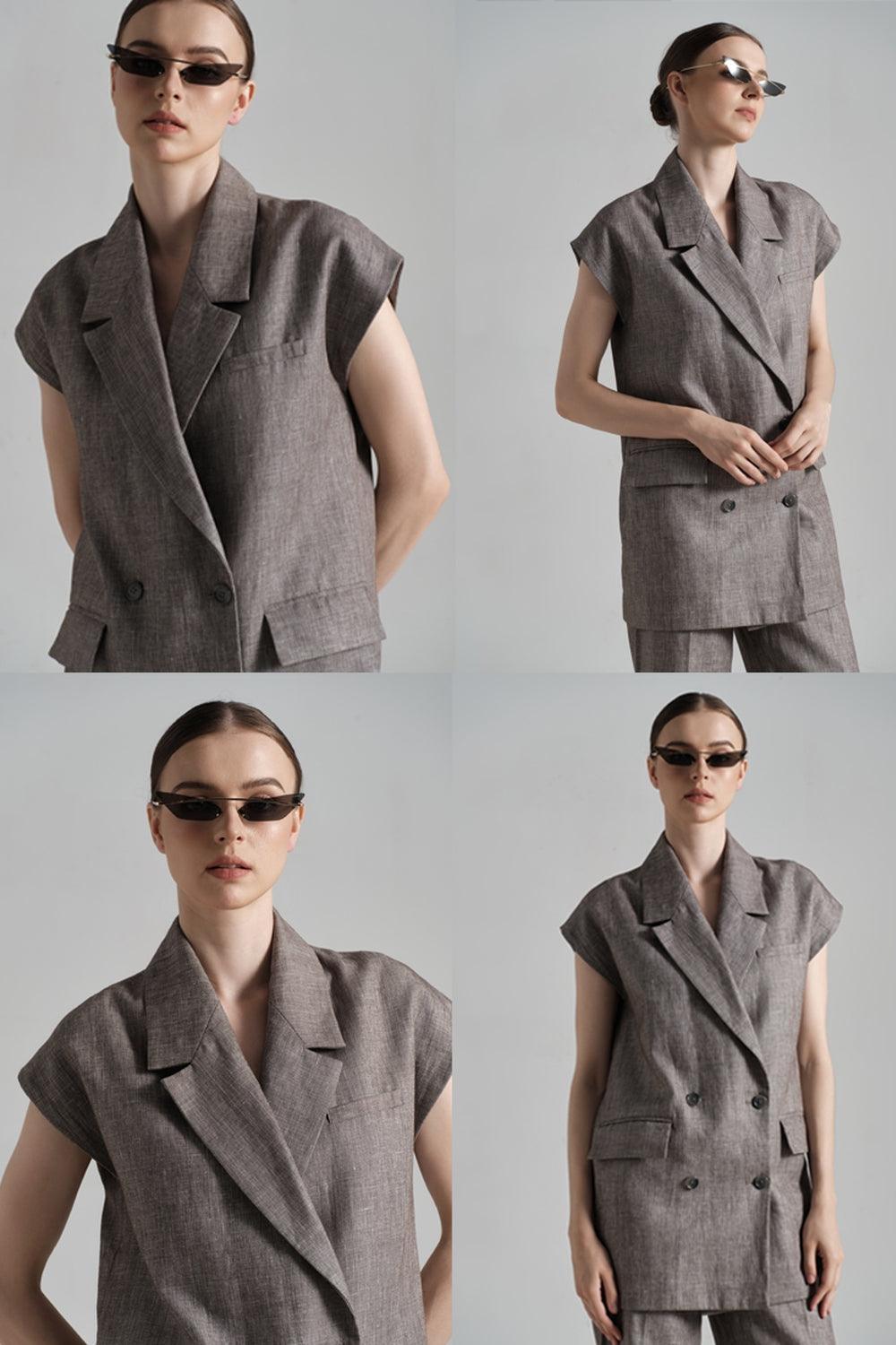 Lynn Short Sleeves Blazer MEAN BLVD
