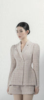 Marianne Fitted Tweed Blazer MEAN BLVD