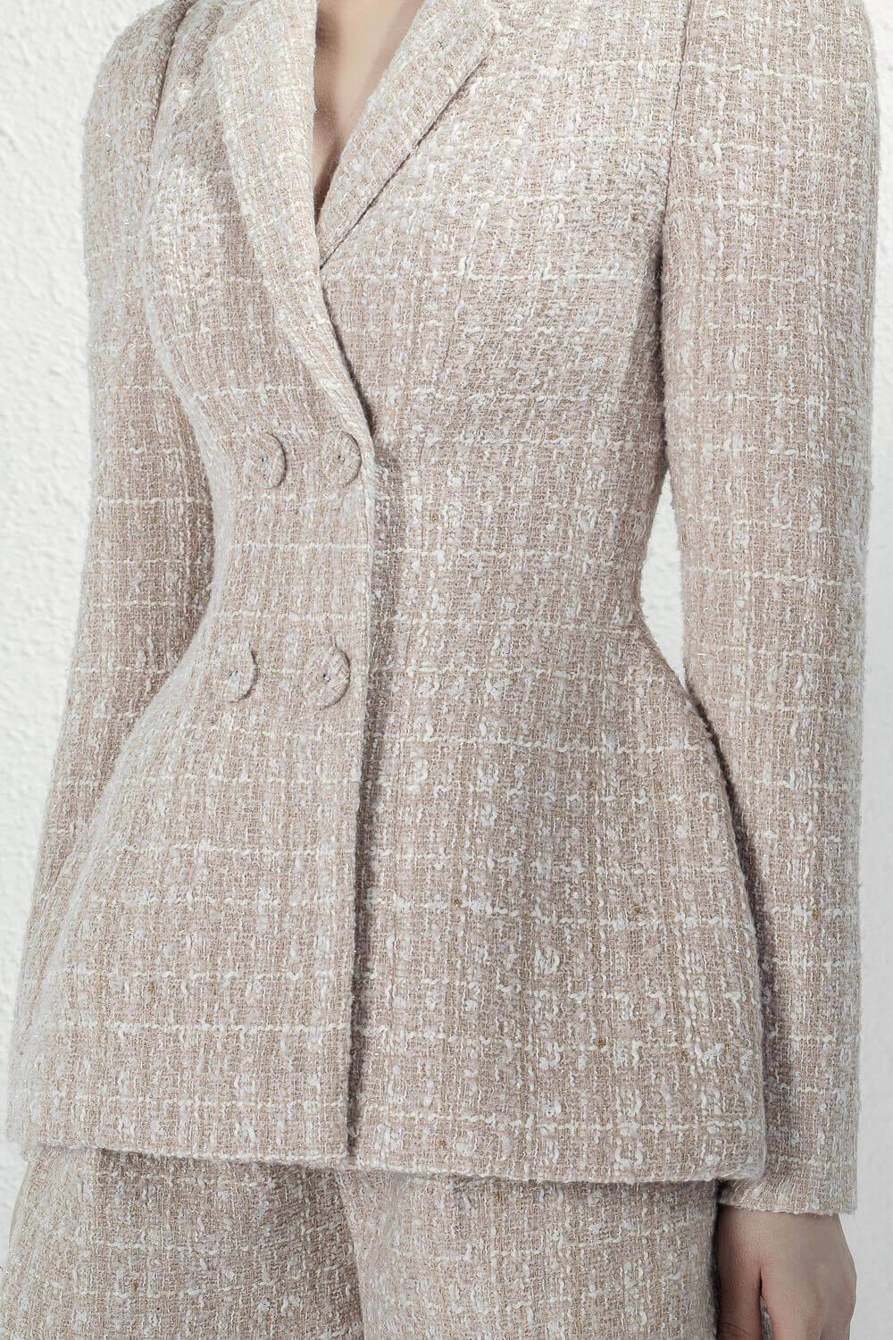 Marianne Fitted Tweed Blazer MEAN BLVD