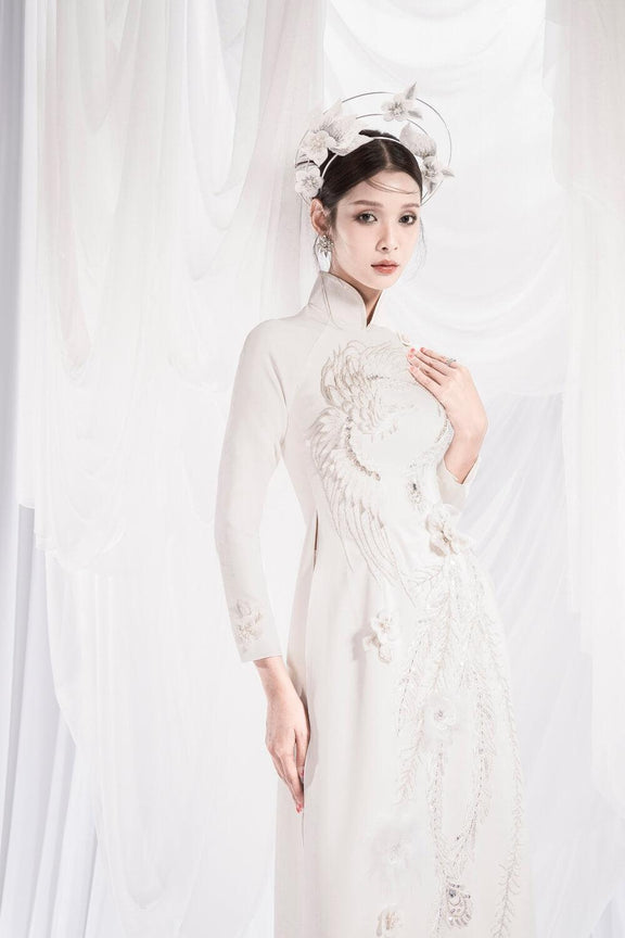 Masina Long Sleeves Ao Dai | MEAN BLVD