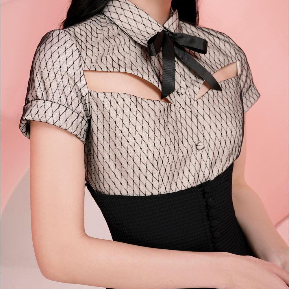 Milota Cut-Out Top MEAN BLVD