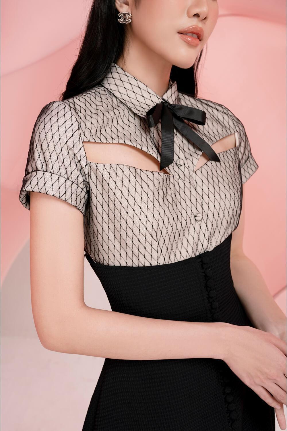 Milota Cut-Out Top MEAN BLVD