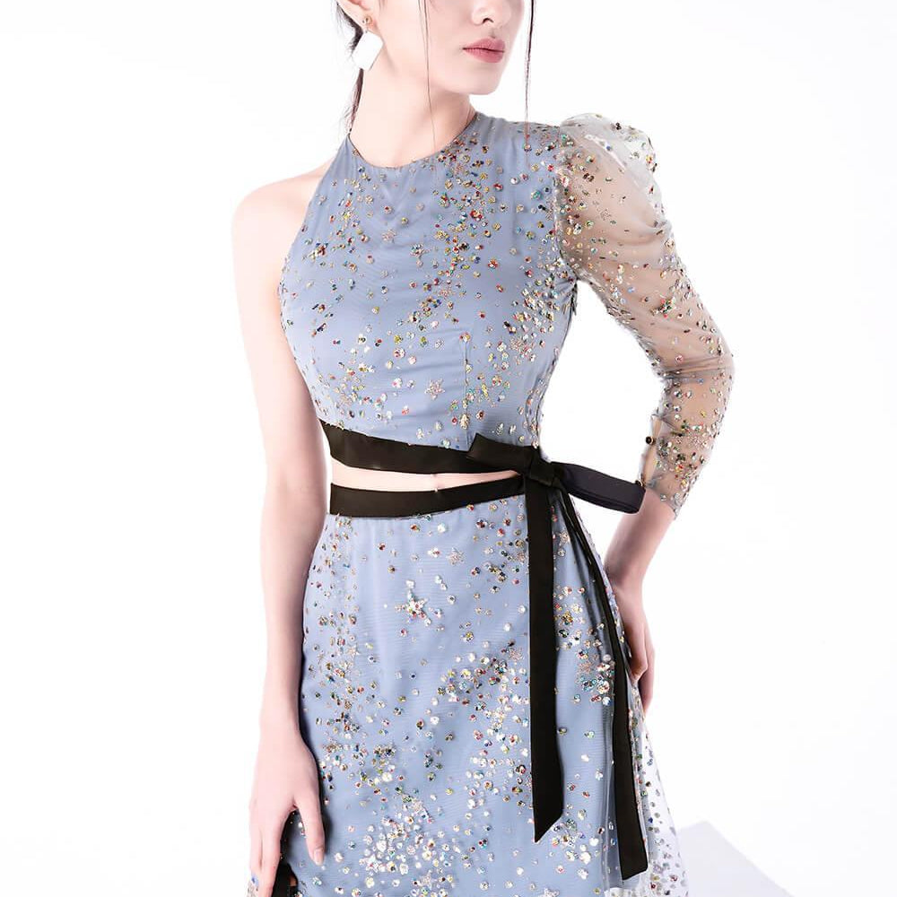 Momoa Waist Cut-Out Dress MEAN BLVD