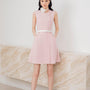 Naila A-line Sleeveless Diamond Spandex Mini Dress MEAN BLVD