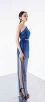 Nathalie Asymmetric Shoulder Dress MEAN BLVD