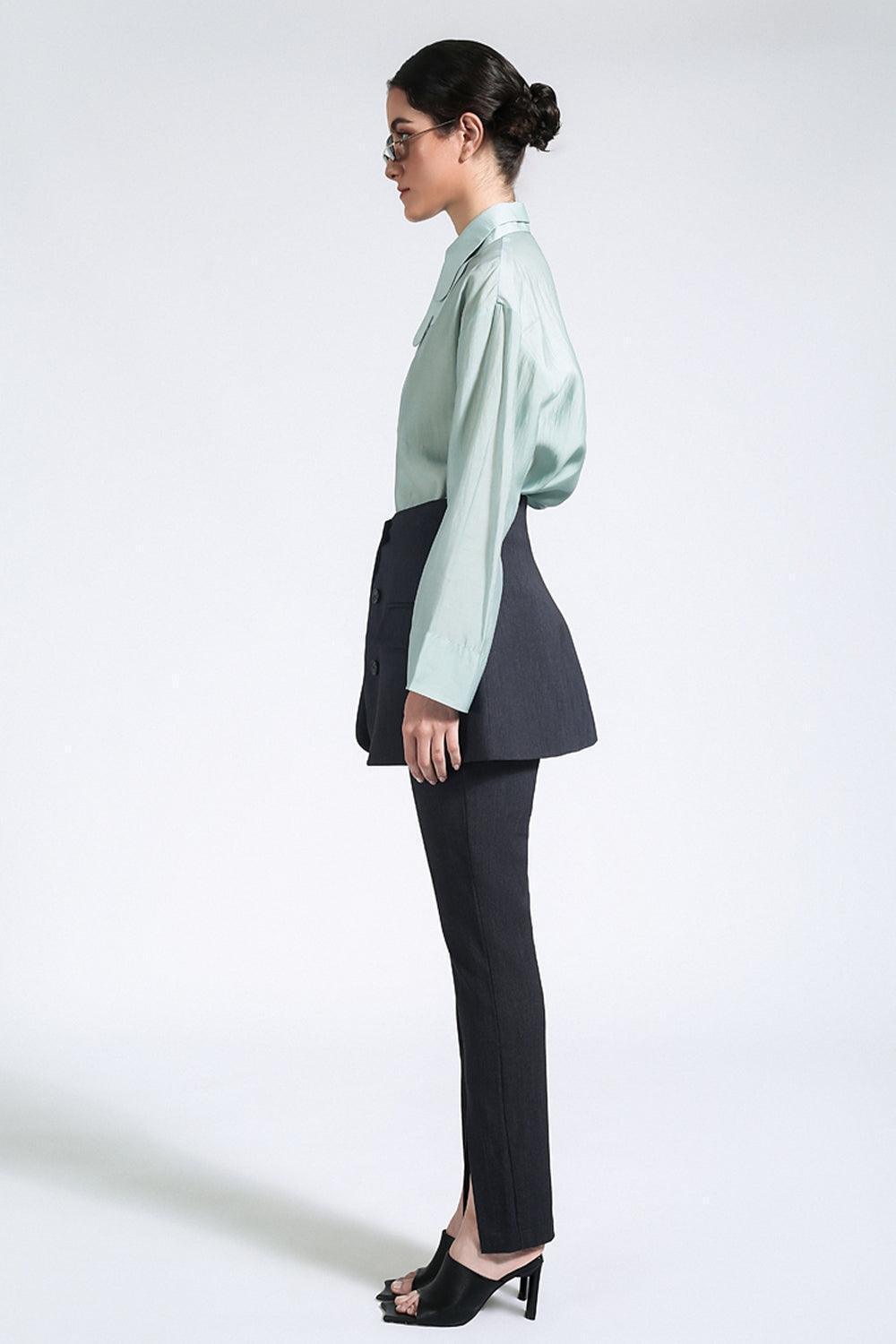 Nessa Slit Straight Pants MEAN BLVD