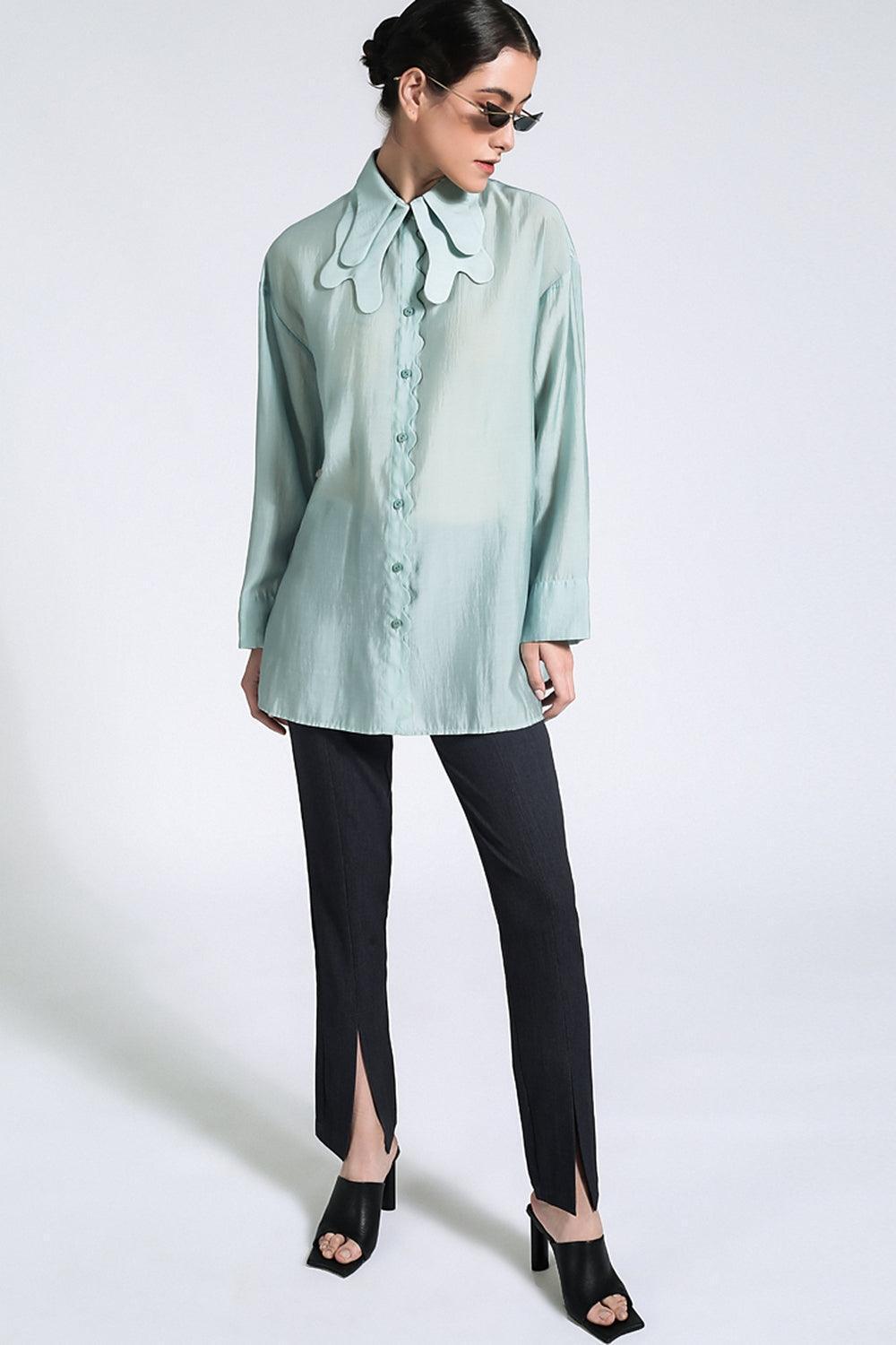 Nessa Slit Straight Pants MEAN BLVD