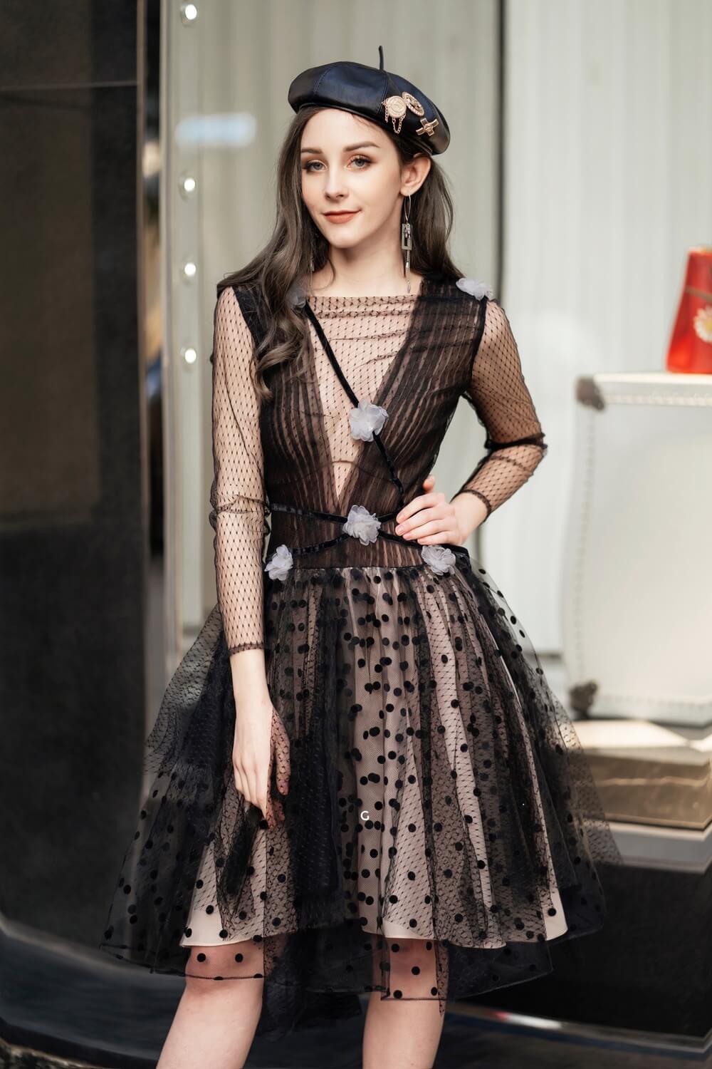 Nicholas Boat Neck Dress MEAN BLVD