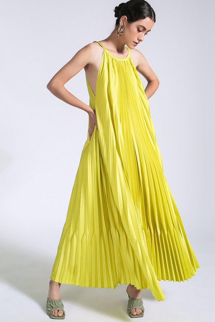 Noma Pleated Dress MEAN BLVD