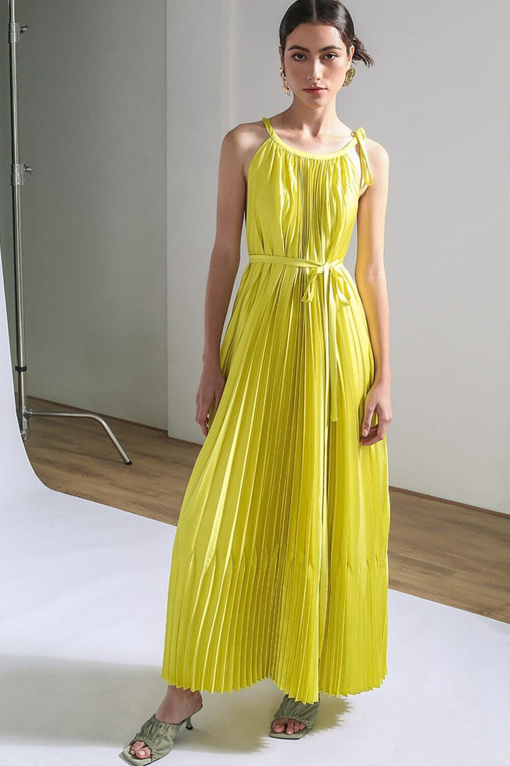 Noma Pleated Dress MEAN BLVD