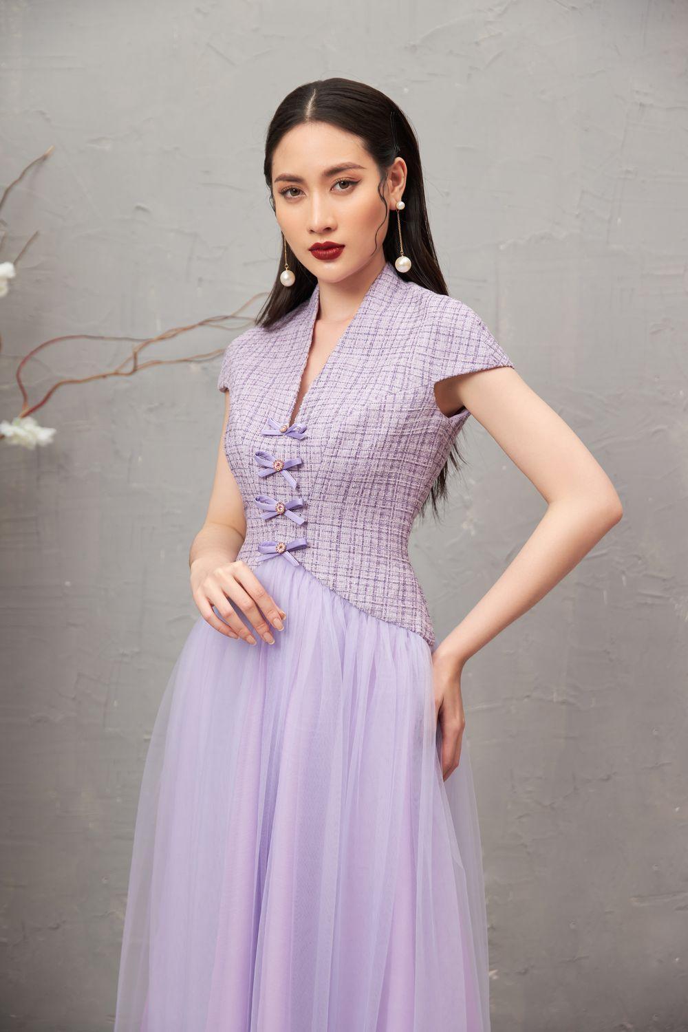 Nomi V-Neck Midi Dress MEAN BLVD