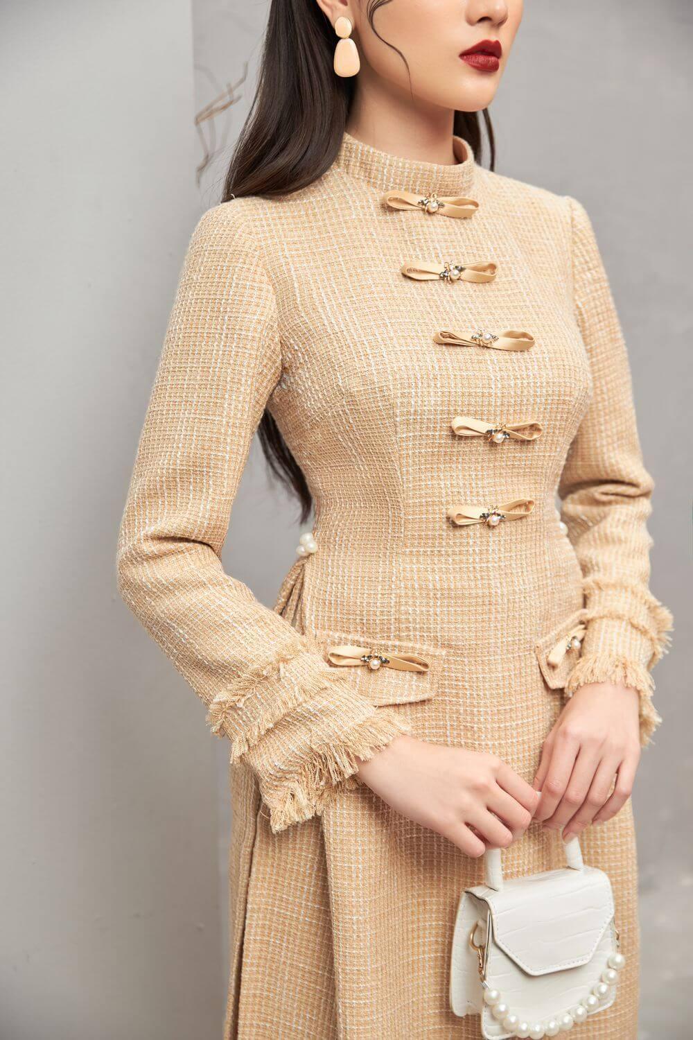 Orabelle Tweed Ao Dai MEAN BLVD