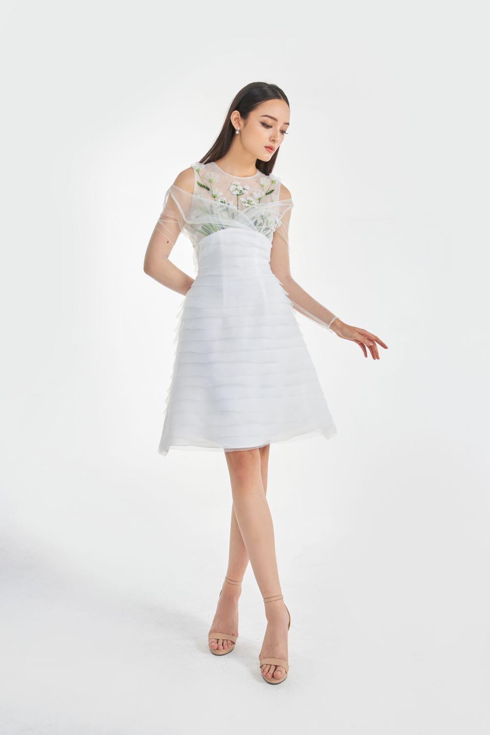 Oralie Round Neck Dress MEAN BLVD