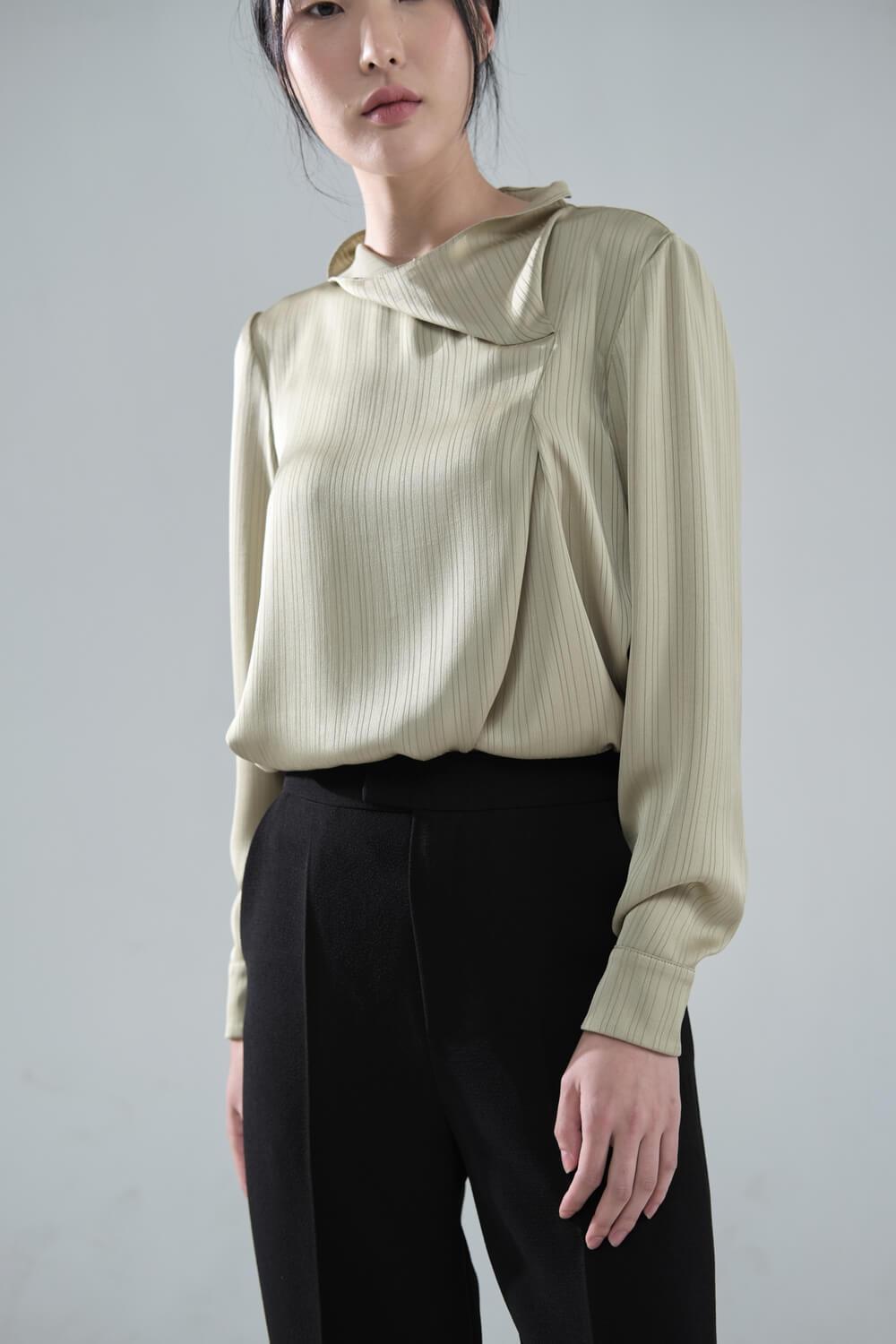 Ordonez Cowl Neck Top MEAN BLVD