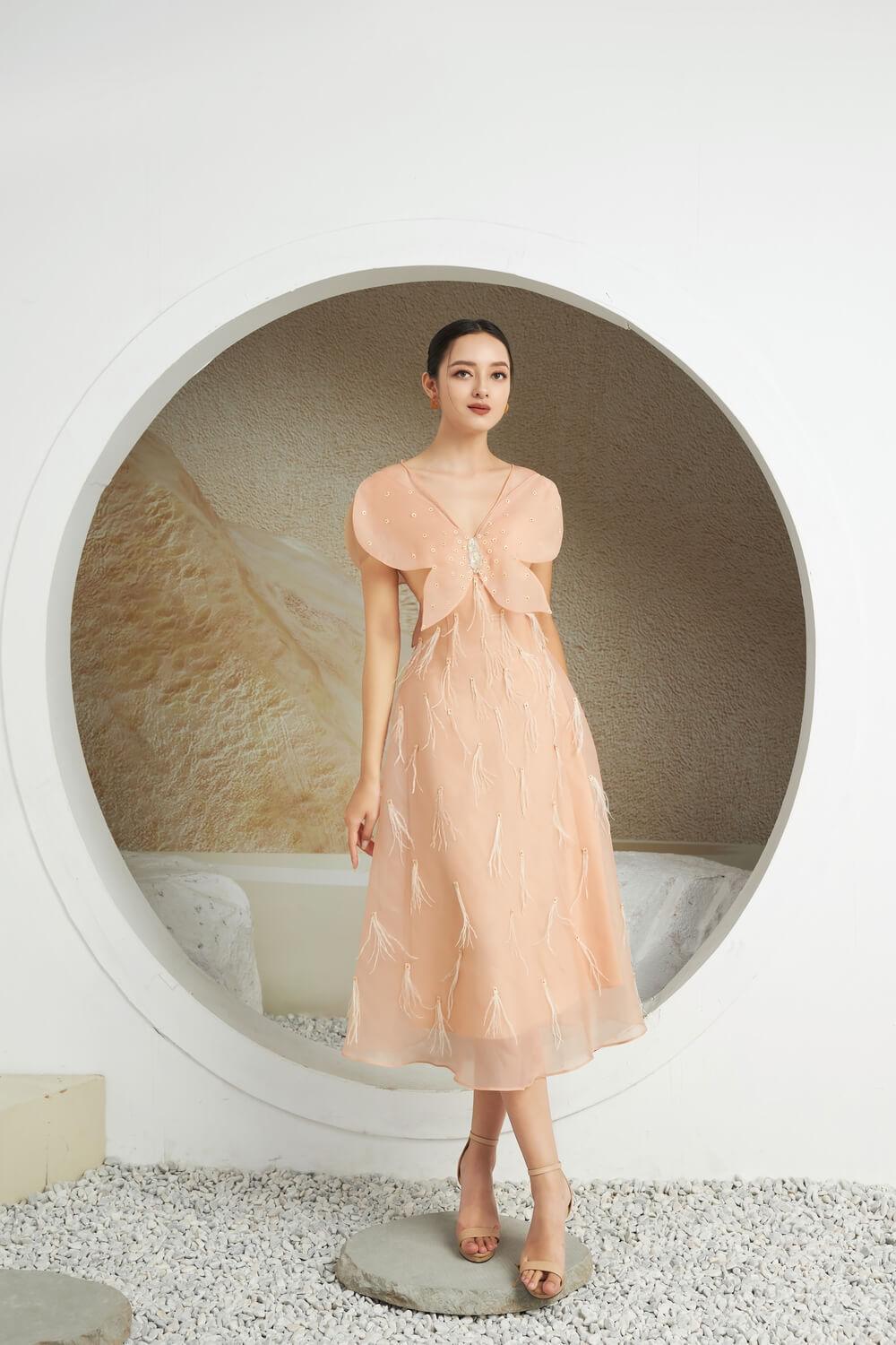 Orian Butterfly Flap Dress MEAN BLVD