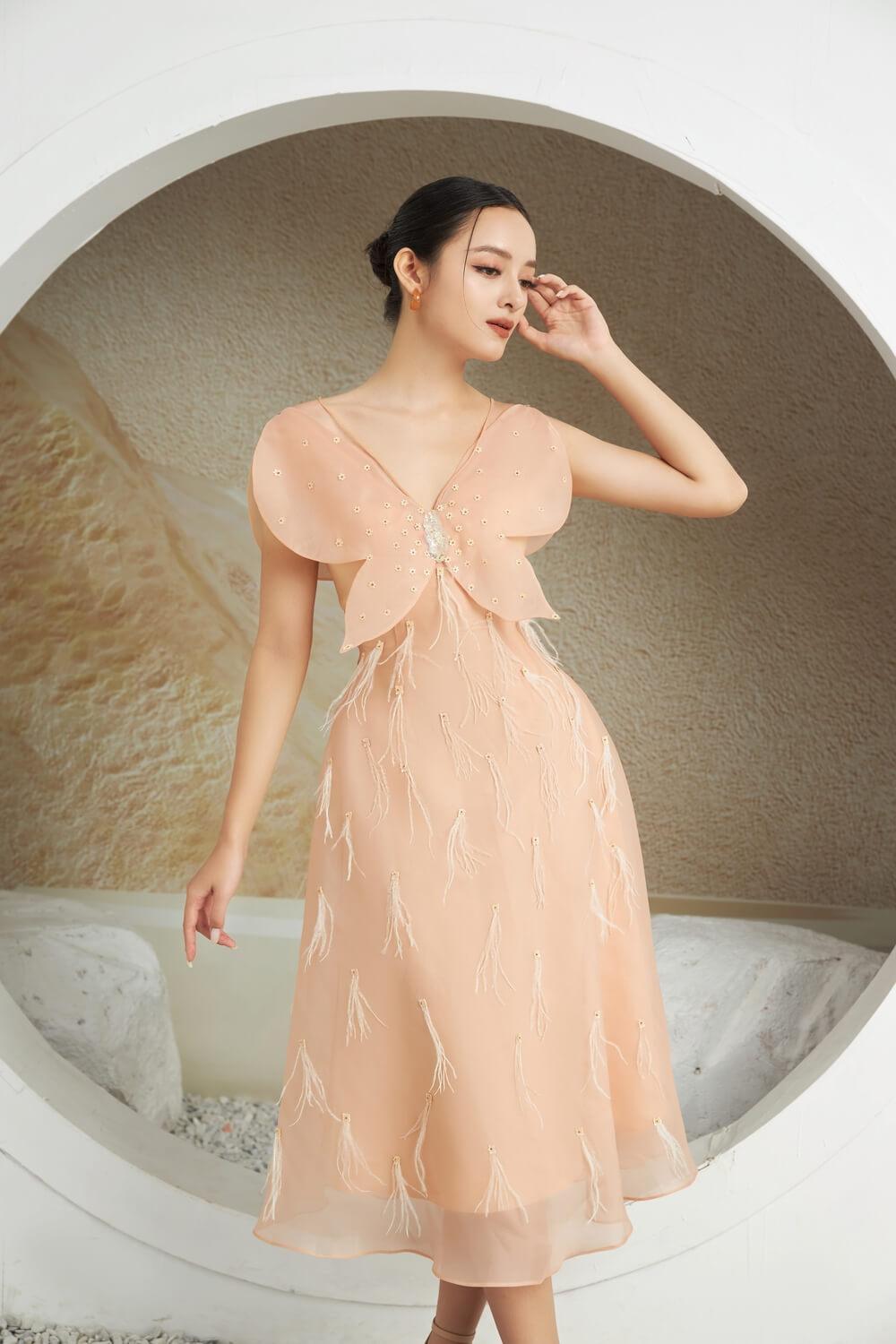 Orian Butterfly Flap Dress MEAN BLVD