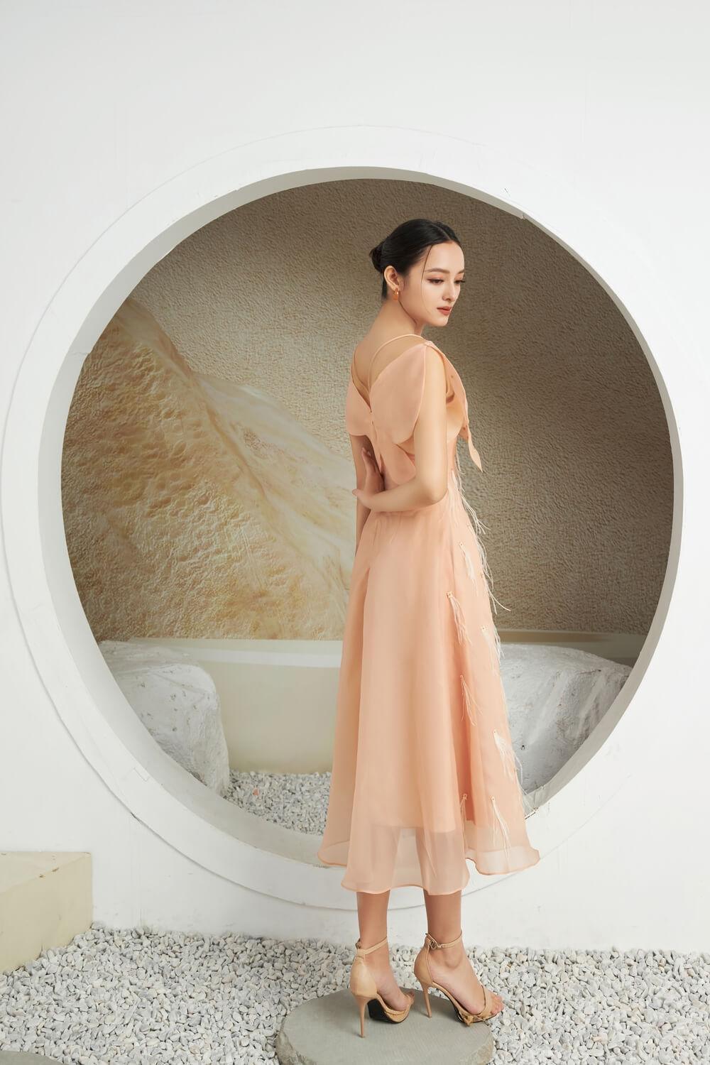 Orian Butterfly Flap Dress MEAN BLVD