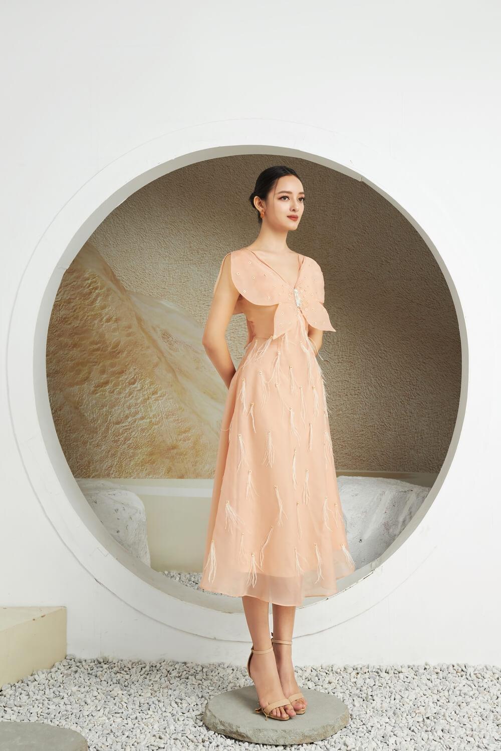 Orian Butterfly Flap Dress MEAN BLVD