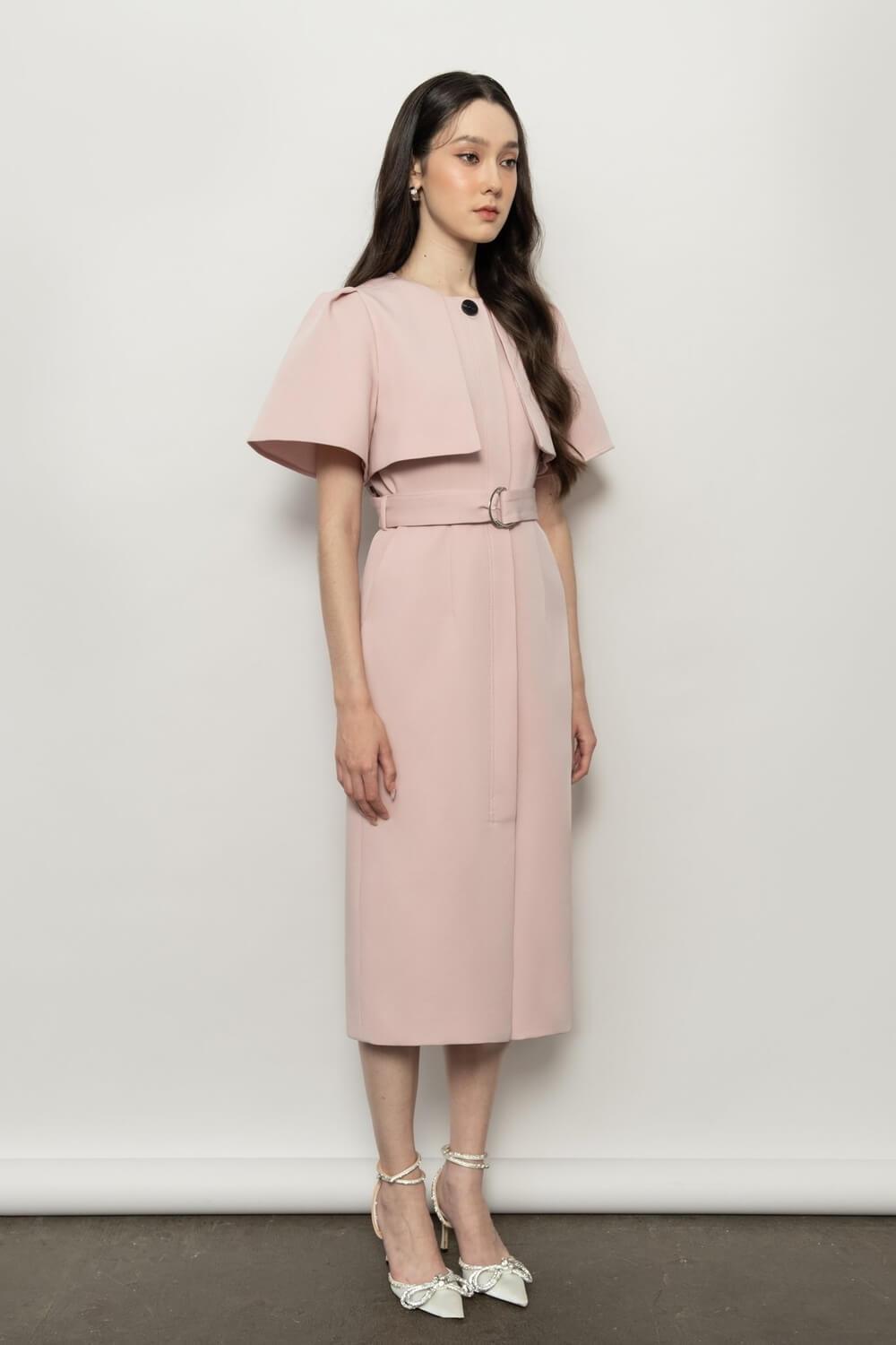 Ortega Round Neck Dress MEAN BLVD
