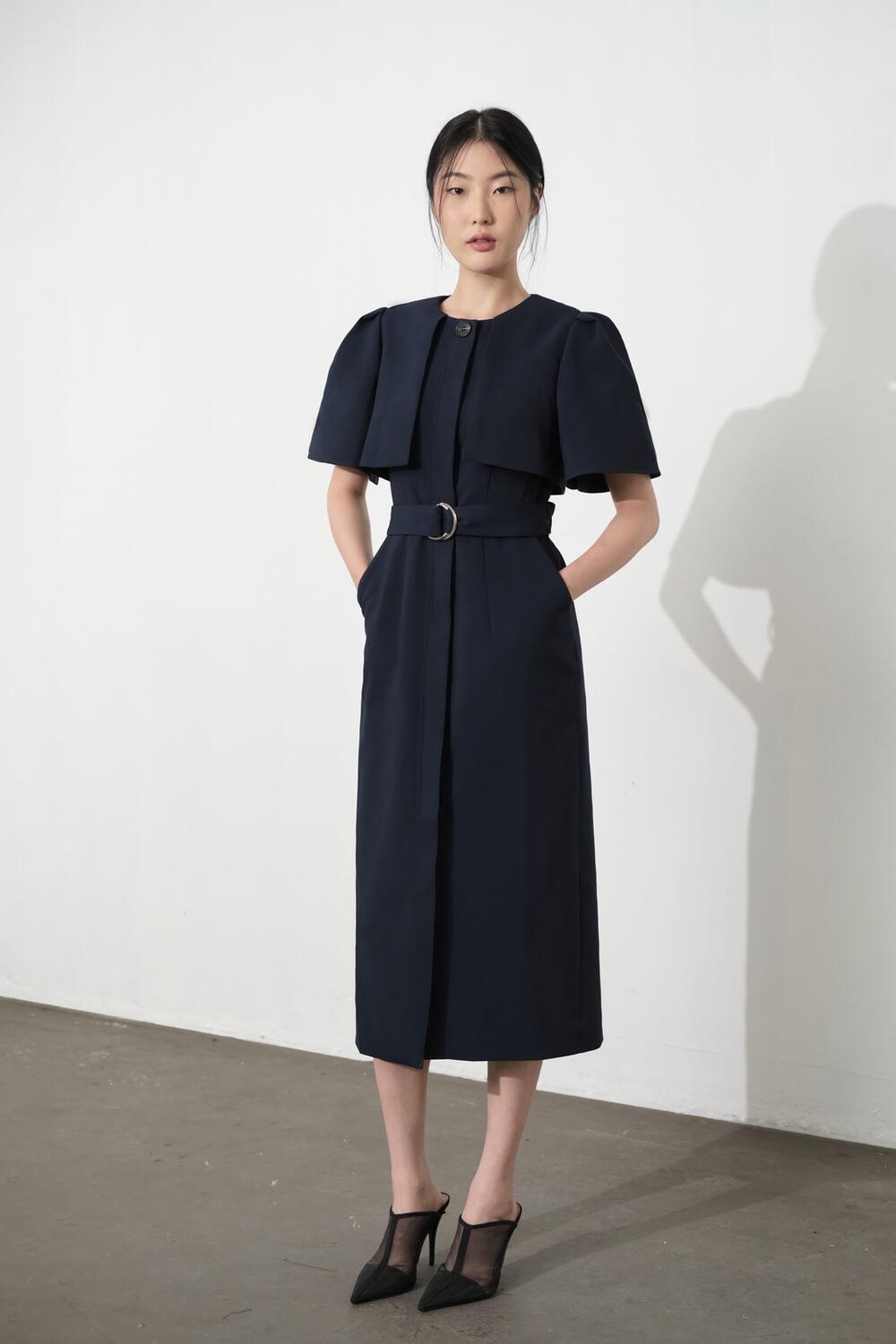 Ortega Round Neck Dress MEAN BLVD