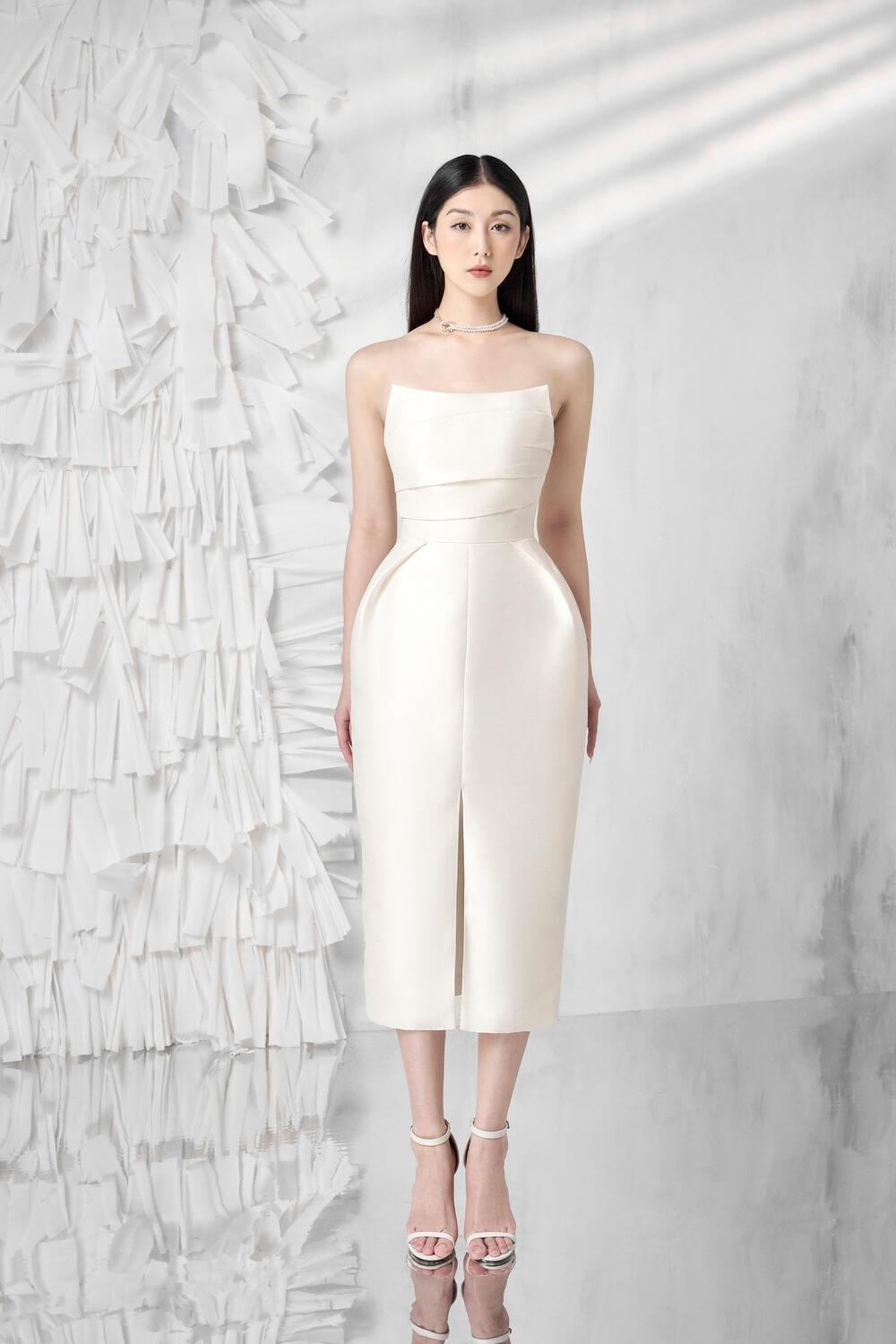 Pearl Strapless Dress MEAN BLVD