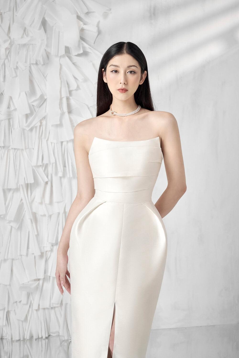 Pearl Strapless Dress MEAN BLVD