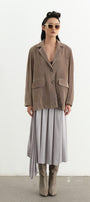 Piimio Asymmetric Flap Skirt MEAN BLVD