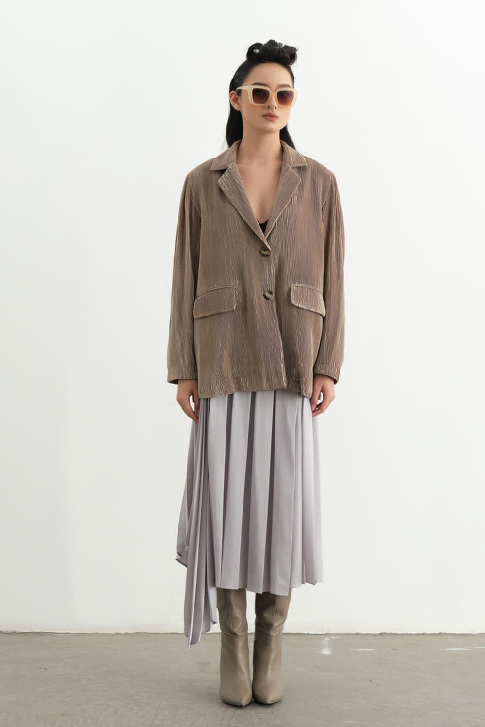 Piimio Asymmetric Flap Skirt MEAN BLVD