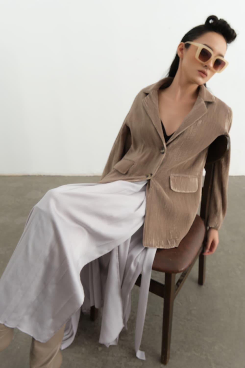Piimio Asymmetric Flap Skirt MEAN BLVD