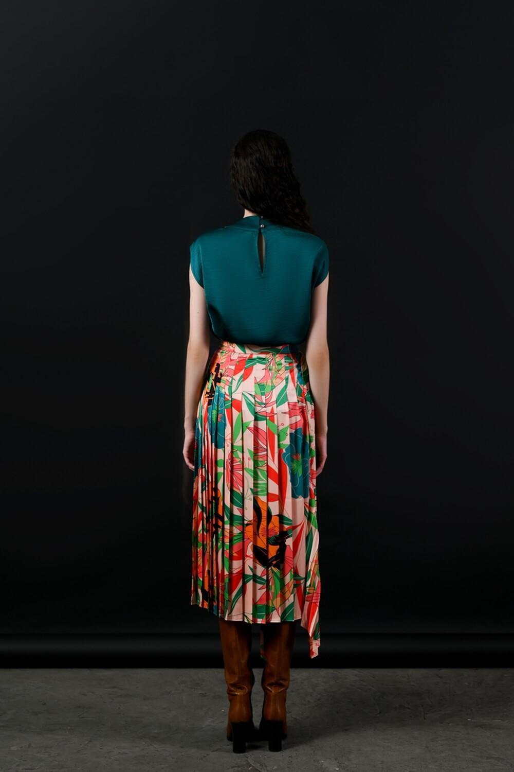 Piimio Asymmetric Flap Skirt MEAN BLVD